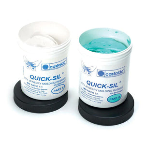 CASTALDO®QUICK-SIL Two Part RTV Silicone Putty (Soft and Firm) Kit 2.2lbs (1kg)