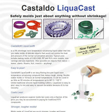 Load image into Gallery viewer, CASTALDO® LIQUACAST Liquid Jewelry Molding Rubber 1.1 Lbs.
