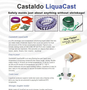 CASTALDO® LIQUACAST Liquid Jewelry Molding Rubber 1.1 Lbs.
