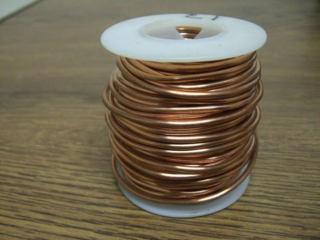 COPPER WIRE PURE Solid 24 Gauge 1 Lb Spool for Electroplating Soldering  0.511mm 