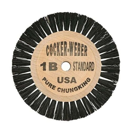 COCKER WEBER CHUNGKING #1B Single-Row Bristle Brush, 2-7/8