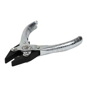 Serrated Flat Nose Parallel Pliers 8 Inch Length